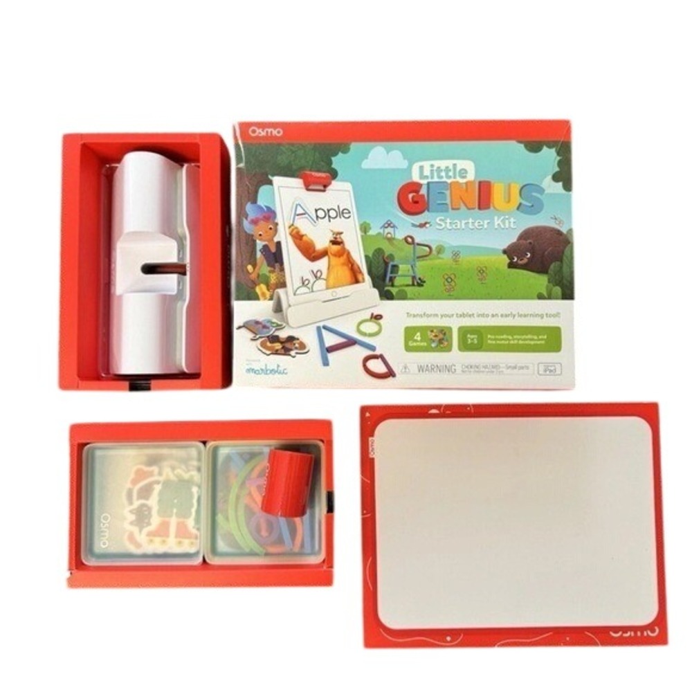 Osmo Little Genius Starter Kit for iPad Ages 3-5 Early Learning 4 Games
